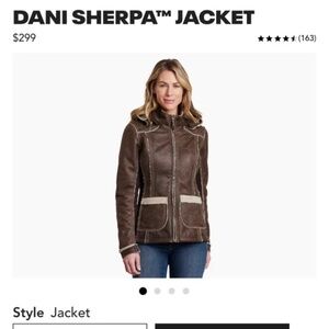 KUHL Brand Dani Sherpa Jacket - Never Worn - NWOT - Size Medium